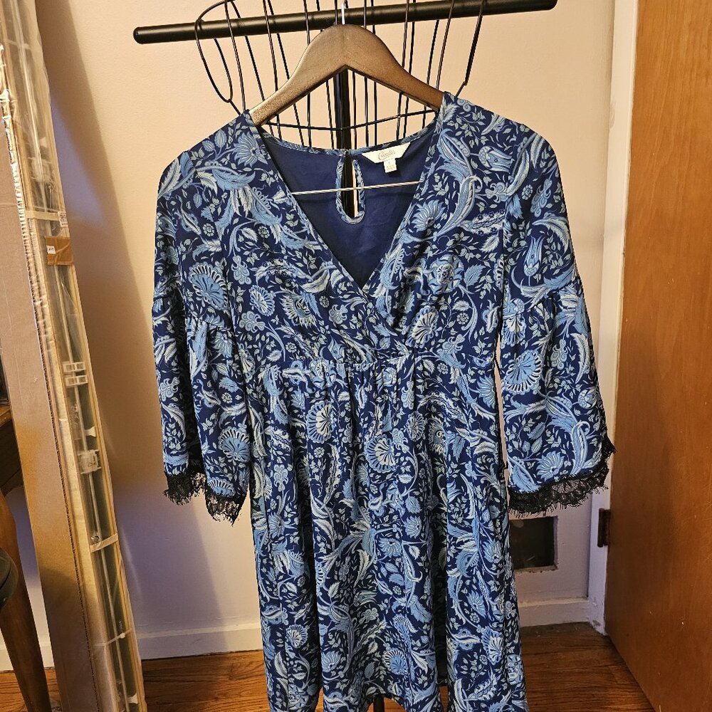 Paisley Blue Dress